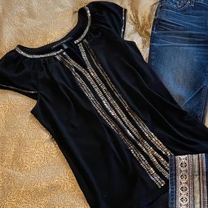 Sequin embellished blouse White House Black Market